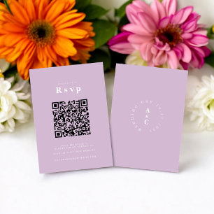 Huwelijkswebsite   RSVP QR-code foto lilic Kaartje