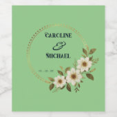  huwelijkswijze wijn etiket (Enkel label)