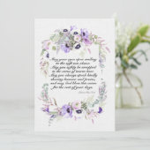 Huwelijkszegening uitnodiging (Staand voorkant)