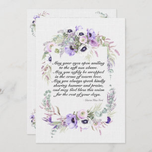 Huwelijkszegening uitnodiging