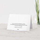Huwuld Nyui Carte pour notes Blank (Dos)