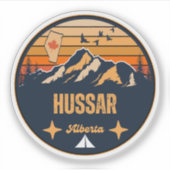 Huzaar, Alberta Sticker (Voorkant)