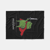 Huzzah Frog Knight Funny Sword Meme Quote  Fleece Deken (Voorkant (Horizontaal))