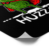 Huzzah Frog Knight Funny Sword Meme Quote  Poster (Hoek)