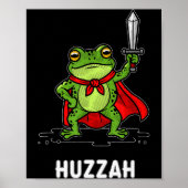 Huzzah Frog Poster (Voorkant)