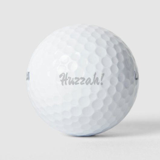 Huzzah, hurrah golfballen (Voorkant)
