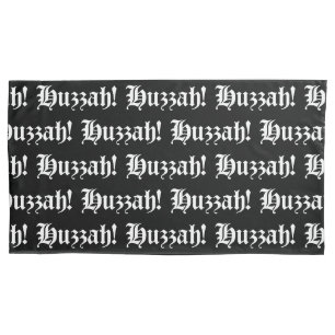 Huzzah! {Medieval Typografie} Kussensloop
