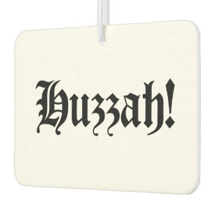 Huzzah! {Medieval Typografie} Luchtverfrisser