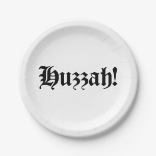 Huzzah! {Medieval Typografie} Papieren Bordje
