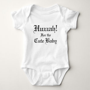 Huzzah voor de Cute Baby Renaissance Fest White Romper