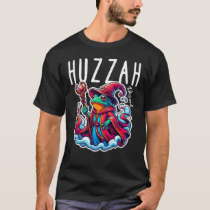 Huzzah Wizard Frog T-shirt