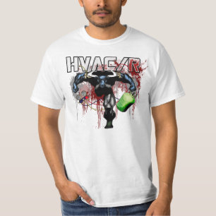 HVAC Bull Charging 2013-2002 T-shirt