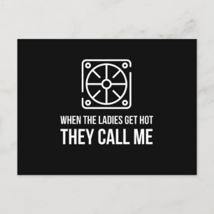 Hvac grappny, als de dames warm worden, noemen ze  briefkaart