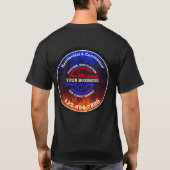 HVAC Heating and Air Dark T-shirt (Achterkant)
