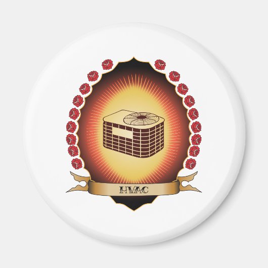 HVAC Mandorla Magneet (Voorkant)