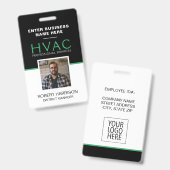 HVAC-medewerker Badge (Voor- en achterkant)