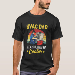 HVAC-papa maar koeler heren grappige HVAC-technicu T-shirt