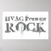 HVAC Persons Rock Poster (Voorkant)