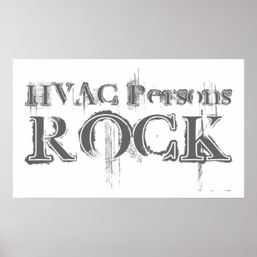 HVAC Persons Rock Poster (Voorkant)
