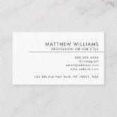 HVAC Professional QR Code Logo Modern Visitekaartje (Achterkant)