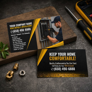 HVAC-reparatie & -installatie Visitekaartje