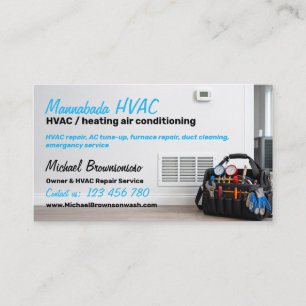 HVAC-reparatie Verwarming Koeling Visitekaartje