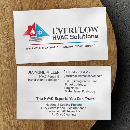 HVAC-services Visitekaartje