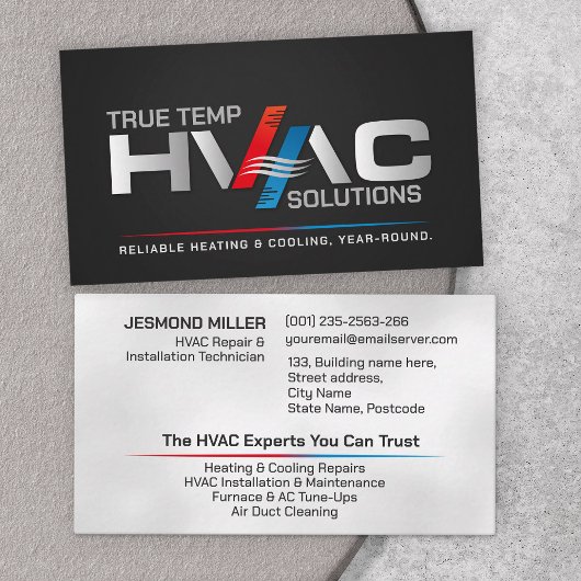 HVAC-services Visitekaartje