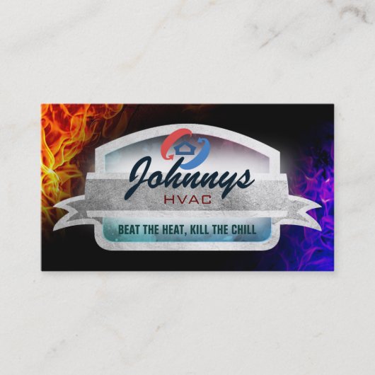 HVAC Slogans Visitekaartjes (Voorkant)