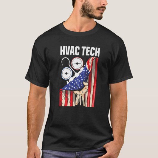 HVAC Technician Funny HVAC Tech T-shirt (Voorkant)