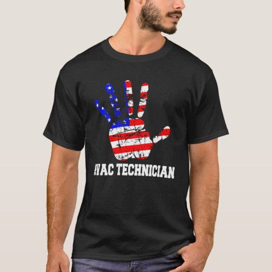 HVAC Technician Hardwork  HVAC Tech T-shirt (Voorkant)