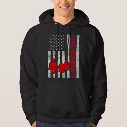 HVAC Technician Study Funny HVAC Tech Hoodie (Voorkant)