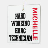 HVAC-technicus - AANGEPAST Keramisch Ornament (Links)