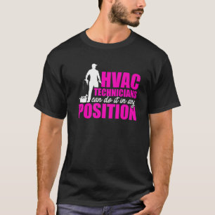 HVAC-technicus elke functie Funny HVAC-technologie T-shirt
