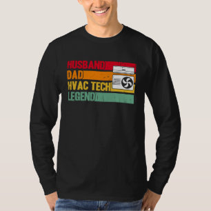 HVAC-technicus HVAC-tech Man Vader HVAC-tech Le T-shirt