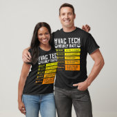 Hvac-technicus Uurly Rate T Shirt I (Unisex)