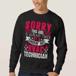 Hvac-technicus Wife Mechanic Service Hvacr Tech I Trui