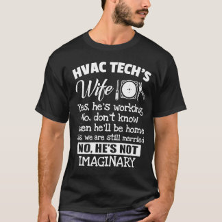 HVAC Tech's vrouw T-shirt