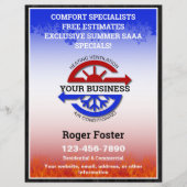 HVAC Verwarming en Airconditioning Flyer (Voorkant)