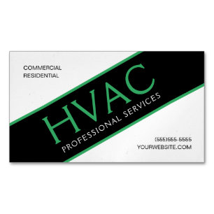 HVAC-verwarming en -koeling Professional Magnetisch Visitekaartje