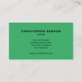 HVAC-verwarming en -koeling Professional Visitekaartje (Achterkant)