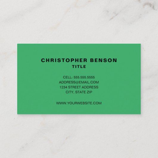 HVAC-verwarming en -koeling Professional Visitekaartje (Achterkant)