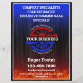 HVAC Verwarming en Lucht Flyer (Voorkant)