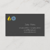 HVAC-Visitekaartje voor verwarming en koeling Visitekaartje (Achterkant)