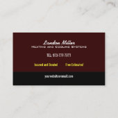 HVAC-Visitekaartjes Visitekaartje (Achterkant)