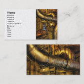 HVAC - Waar de buizen gaan Visitekaartje (Voorkant / Achterkant)