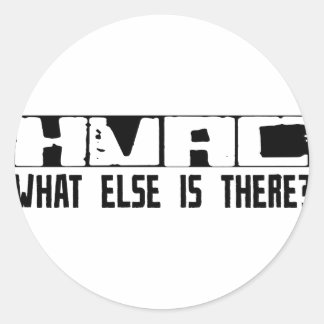 HVAC Wat is er nog meer? Ronde Sticker