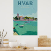 Hvar, Croatia Poster (Keuken)