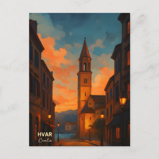 Hvar Eiland Oude Stad Ansichtkaart - Verken de Mid Briefkaart