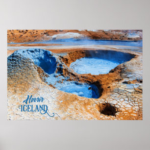 Hverir, IJsland Poster